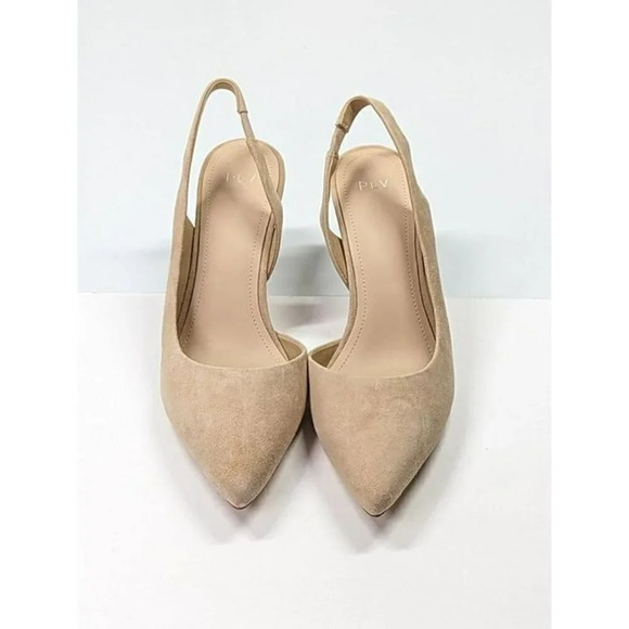 Pour La Victoire Women's Darla Suede Slingback Pointed-Toe Pumps Size 10 M $225 - Picture 4 of 11